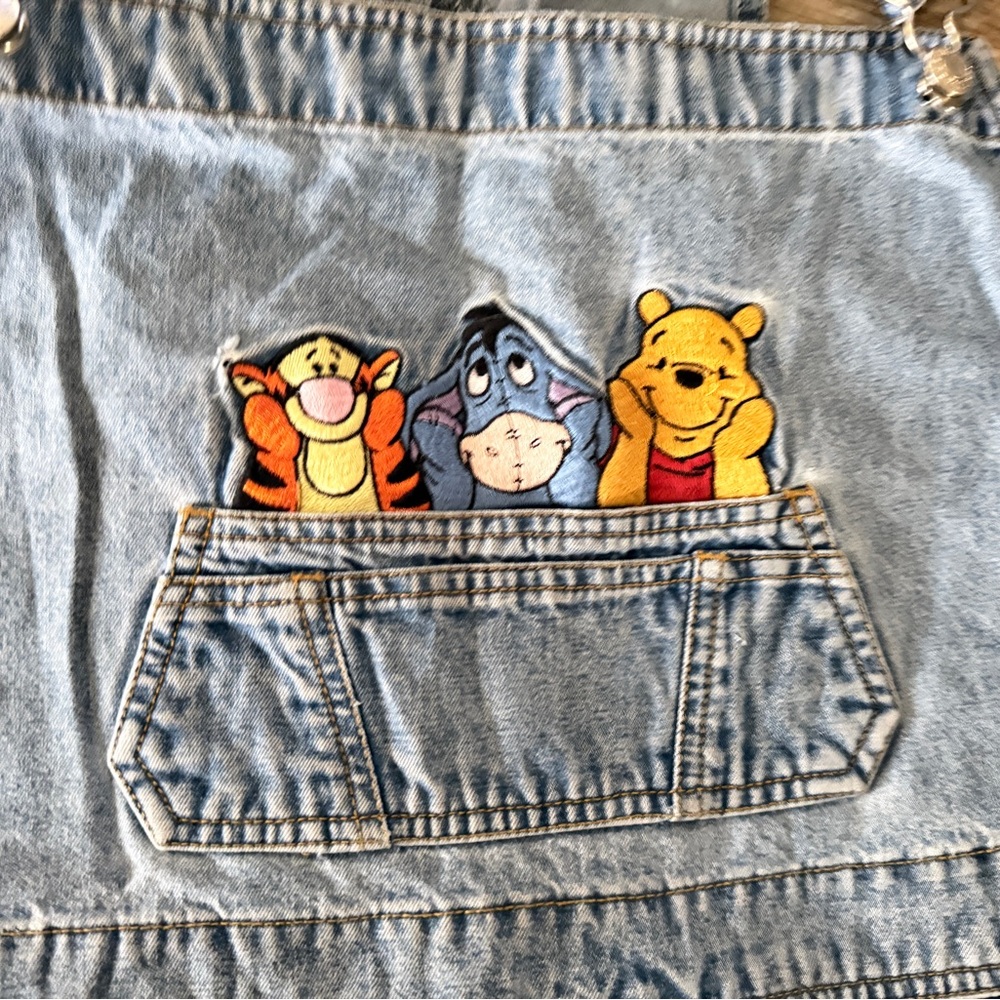 Disney Blue Denim Overalls